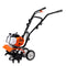 Tiller Cultivator Gas Powered, 43CC 2-Stroke Garden Cultivator, Tiller with 4 Steel Adjustable Front Tines for Lawn, Garden and Field Soil Cultivation