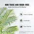 Artificial Palm Tree, 1219mm Tall Faux Plant, Secure PE Material & Anti-Tip Tilt Protection Low-Maintenance Plant, Lifelike Green Fake Tree for Home Office Warehouse Decor Indoor Outdoor