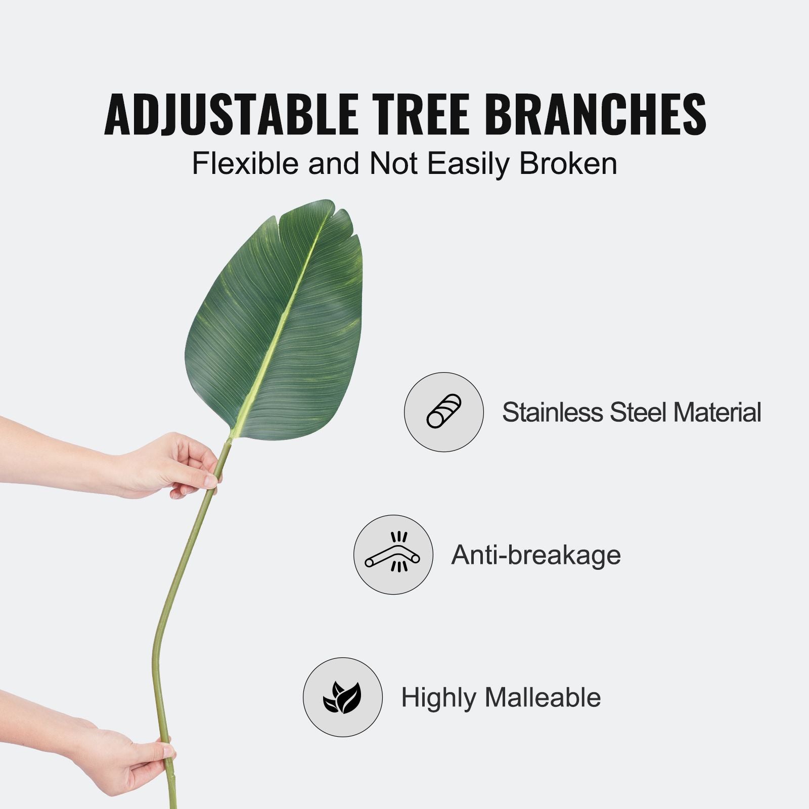 1.5m Artificial Birds of Paradise Tree Faux Plant PE Greenery Decor