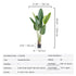 1.5m Artificial Birds of Paradise Tree Faux Plant PE Greenery Decor