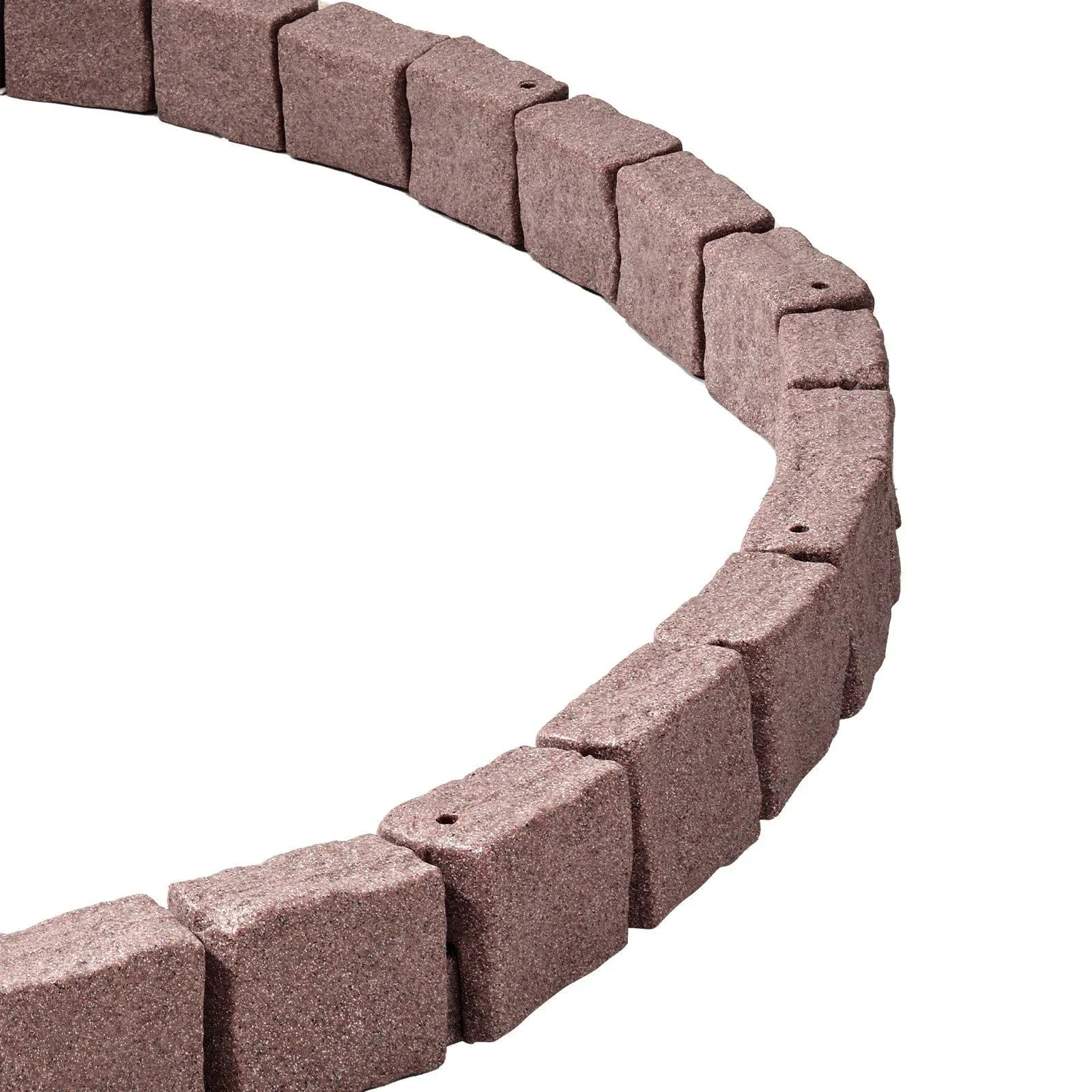 Fake Stone Landscape Edging1190 x 100 x 155mm Lawn Edging Fade-Resistant Brown