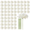 Artificial Flowers, 105 pcs Real Looking White Silk Fake Hydrangea Bulk, White Faux Bridal Shower with Stems for DIY Wedding Bouquets, Home Centerpieces Arrangements, Party Tables Decorations