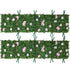 Artificial Luxury‌ Flower Wall Backdrop, 2 PCS, Each Panel 61 x 243.8 cm, Gorgeous 3D Silk Floral Backdrop Pet Friendly, Easy Installation Flower Wall Panel for Wedding, Event, Party, Home Decor