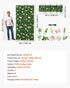 Artificial Luxury‌ Flower Wall Backdrop, 2 PCS, Each Panel 61 x 243.8 cm, Gorgeous 3D Silk Floral Backdrop Pet Friendly, Easy Installation Flower Wall Panel for Wedding, Event, Party, Home Decor