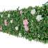 Artificial Luxury‌ Flower Wall Backdrop, 2 PCS, Each Panel 61 x 243.8 cm, Gorgeous 3D Silk Floral Backdrop Pet Friendly, Easy Installation Flower Wall Panel for Wedding, Event, Party, Home Decor