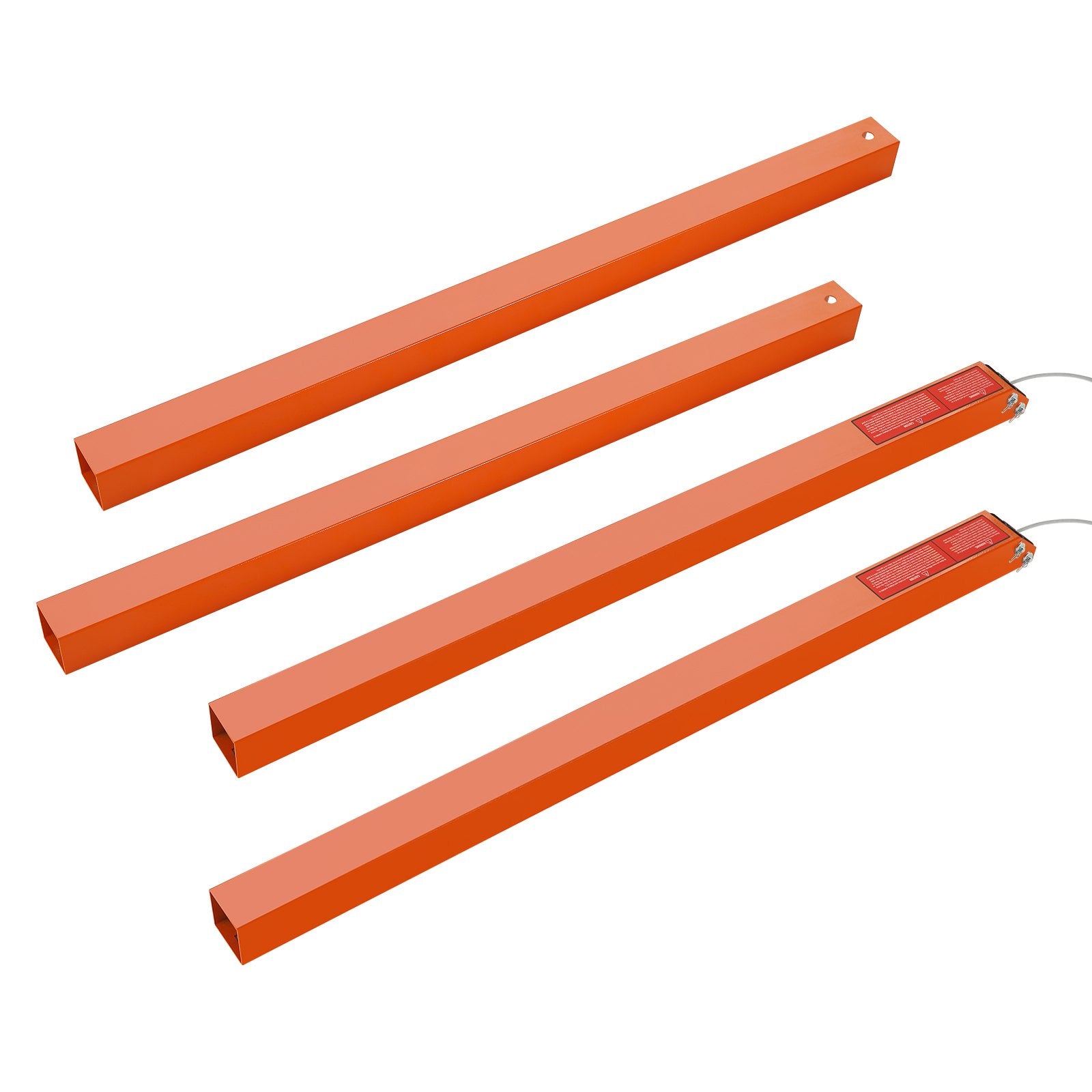 2-Sided Trailer Tailgate Lift Assist, 163 kg Load Capacity, Compatible with Open Utility Trailer Tailgate and Ramp, with 25.4-61 cm Heights Side Rail and 1.22-1.83 m Height Tail Gate or Ramp