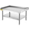 VEVOR Stainless Steel Equipment Grill Stand, 122 x 76 x 61cm Stainless Table, Grill Stand Table with Adjustable Storage Undershelf, Equipment Stand Grill Table for Hotel, Home, Restaurant Kitchen