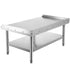 Stainless Steel Equipment Grill Stand, 152x76x61 cm Stainless Table, Grill Stand Table with Adjustable Storage Undershelf, Equipment Stand Grill Table for Hotel, Home, Restaurant Kitchen