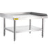 VEVOR Stainless Steel Equipment Grill Stand, 152x76x61 cm Stainless Table, Grill Stand Table with Adjustable Storage Undershelf, Equipment Stand Grill Table for Hotel, Home, Restaurant Kitchen