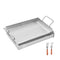 17x13 Inch Stainless Steel Grill Griddle Flat Top BBQ Cooking Plate