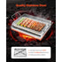 17x13 Inch Stainless Steel Grill Griddle Flat Top BBQ Cooking Plate