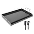 24x16 Inch Carbon Steel Griddle Flat Top BBQ Grill Plate with Handles