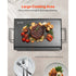 24x16 Inch Carbon Steel Griddle Flat Top BBQ Grill Plate with Handles