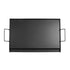 24x16 Inch Carbon Steel Griddle Flat Top BBQ Grill Plate with Handles
