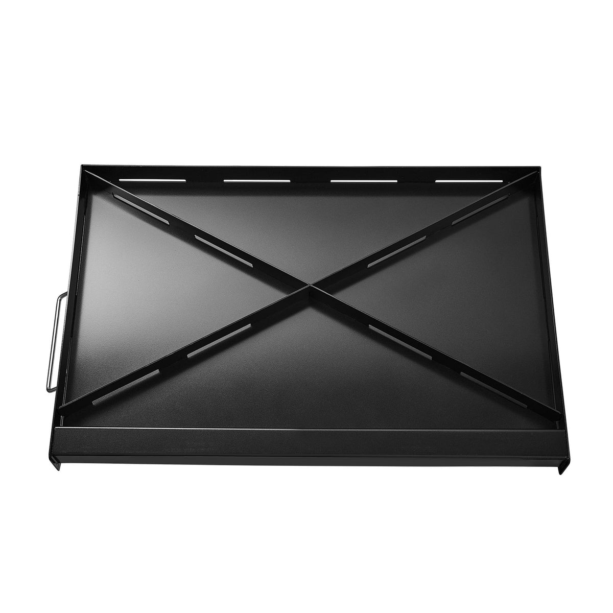 24x16 Inch Carbon Steel Griddle Flat Top BBQ Grill Plate with Handles