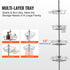 42" to 114" High Shower Corner Caddy Tension Pole Rust-Proof Tension Pole