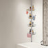 42" to 114" High Shower Corner Caddy Tension Pole Rust-Proof Tension Pole