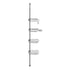 42" to 114" High Shower Corner Caddy Tension Pole Rust-Proof Tension Pole