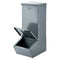 Hog Feeder 2.2 Bushel Metal Double Door Pig Feeder Feeding up to 5 Hogs