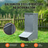 Hog Feeder 2.2 Bushel Metal Double Door Pig Feeder Feeding up to 5 Hogs