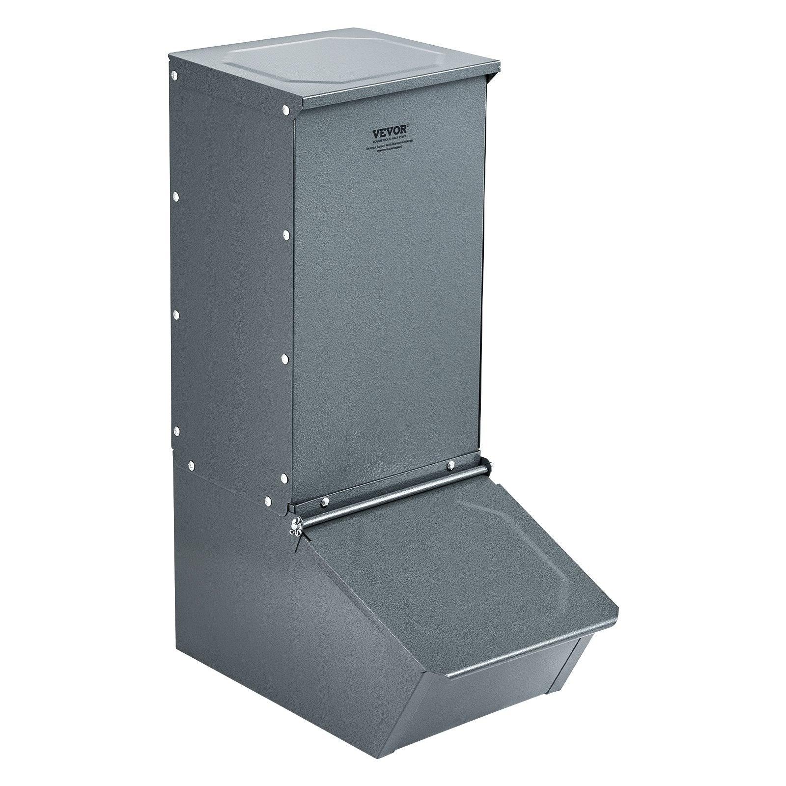Hog Feeder 2.2 Bushel Metal Double Door Pig Feeder Feeding up to 5 Hogs