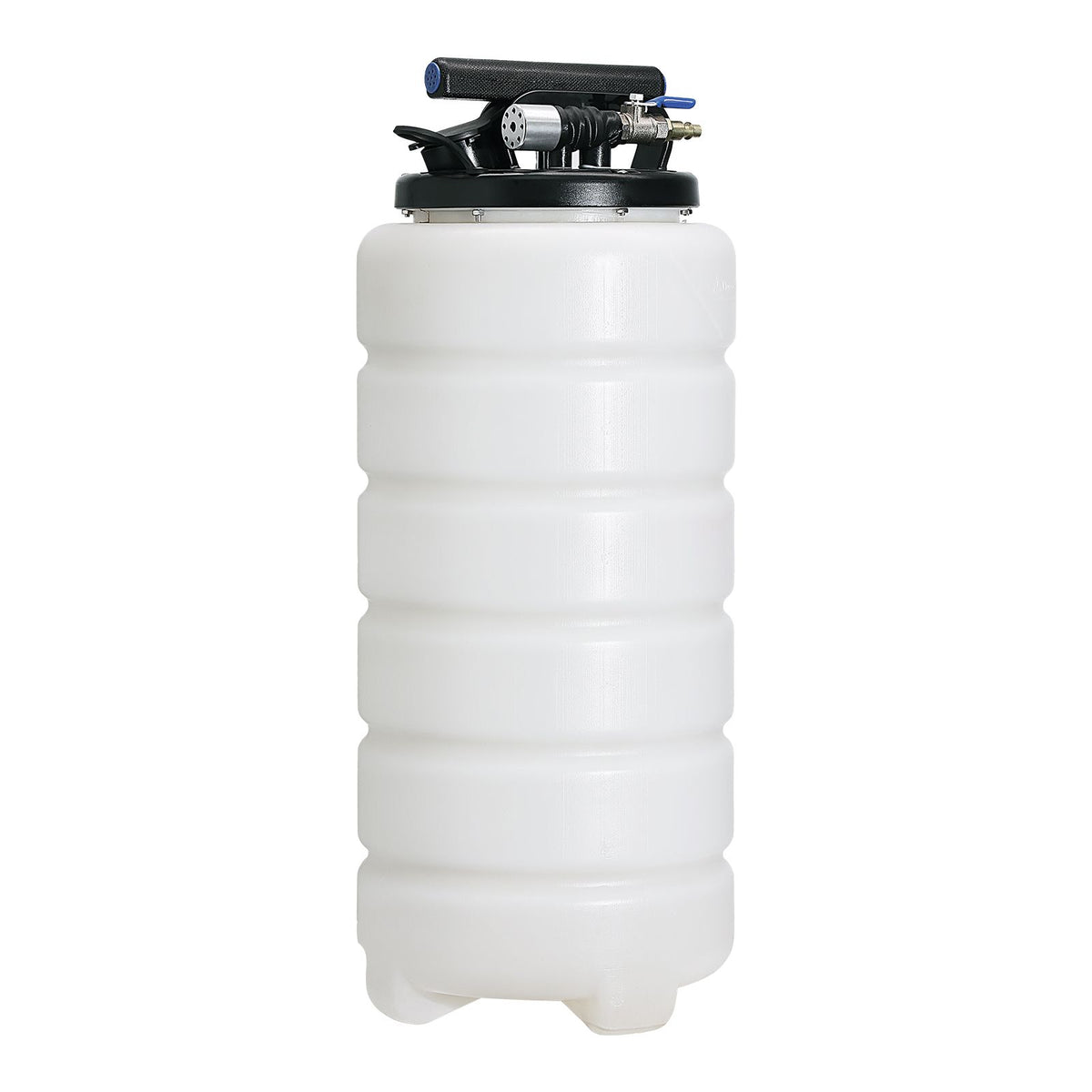 Fluid Extractor, 15 Liters Capacity, Pneumatic/Manual Oil Changer Vacuum Fluid Extractor with Dipstick and Liquid Suction Hose, Oil Extractor Change Pump for Automotive Fluids Vacuum Evacuation