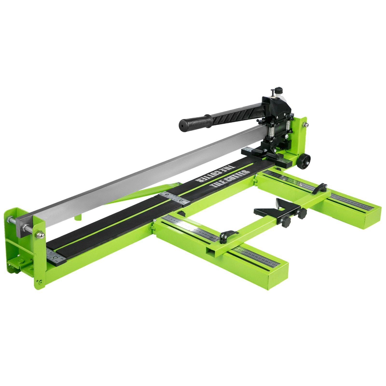 Tile Cutter 31.5 Inch Manual Tile Cutter 1.4 Inch Tile Cutting Machine Ceramic Porcelain Tile Cutter w/Laser Guide All-Steel Frame and Bonus Spare Cutter Wheels Tile Cutter Hand Tool