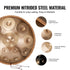 Handpan Drum 22 in 12 Notes D Minor Hand Drum Instrument with Mallet