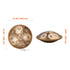 Handpan Drum 22 in 12 Notes D Minor Hand Drum Instrument with Mallet