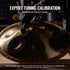 Handpan Drum 22 in 9 Notes D Minor Steel Hand Drum with Mallets for Adult