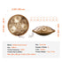 Handpan Drum 22 in 9 Notes D Minor Steel Hand Drum with Mallets for Adult