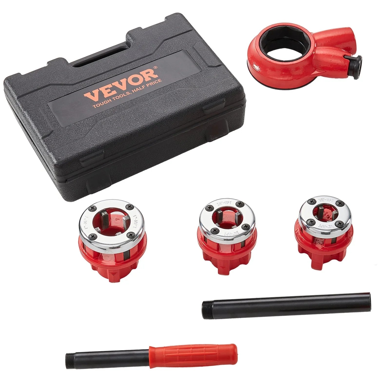 Ratchet Pipe Threader Kit, 1/2