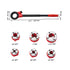 Ratchet Pipe Threader Kit 1/4"-1-1/4" NPT Manual Threading Tool Set