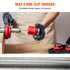 Ratchet Pipe Threader Kit, 1/4" NPT - 1-1/4" NPT Manual Ratcheting Pipe Threader, Portable Pipe Threading Tool Set with 6PCS NPT Dies, Storage Case for Galvanized Aluminum Iron Copper Pipes