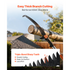 Manual Pole Saw, 2.24 m-8.24 m Extendable Tree Pruner, Sharp Steel Blade High Branches Trimming, Manual Branch Trimmer with Lightweight 8 Fiberglass Handles, for Pruning Palms and Shrubs