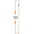 Manual Pole Saw Extendable Tree Pruner 1.4 m-3 m Aluminum Alloy Pole