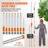 Manual Pole Saw Extendable Tree Pruner 1.4 m-3 m Aluminum Alloy Pole