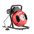 Drain Cleaner Machine 50FT x 1/2Inch Manual Feed Snake Auger with 4 Cutter