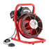 Drain Cleaner Machine Drain Auger 50FT x 3/8 Inch Manual Feed & 4 Cutters