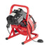 Drain Cleaner Machine Drain Auger 50FT x 3/8 Inch Manual Feed & 4 Cutters