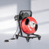Drain Cleaner Machine 50FT x 1/2 Inch Manual Feed Snake Auger with Wheels