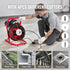 Drain Cleaner Machine Drain Auger 75FT x 3/8 Inch Manual Feed & 4 Cutters