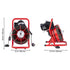 Drain Cleaner Machine Drain Auger 75FT x 3/8 Inch Manual Feed & 4 Cutters