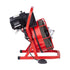 Drain Cleaner Machine Drain Auger 75FT x 3/8 Inch Manual Feed & 4 Cutters