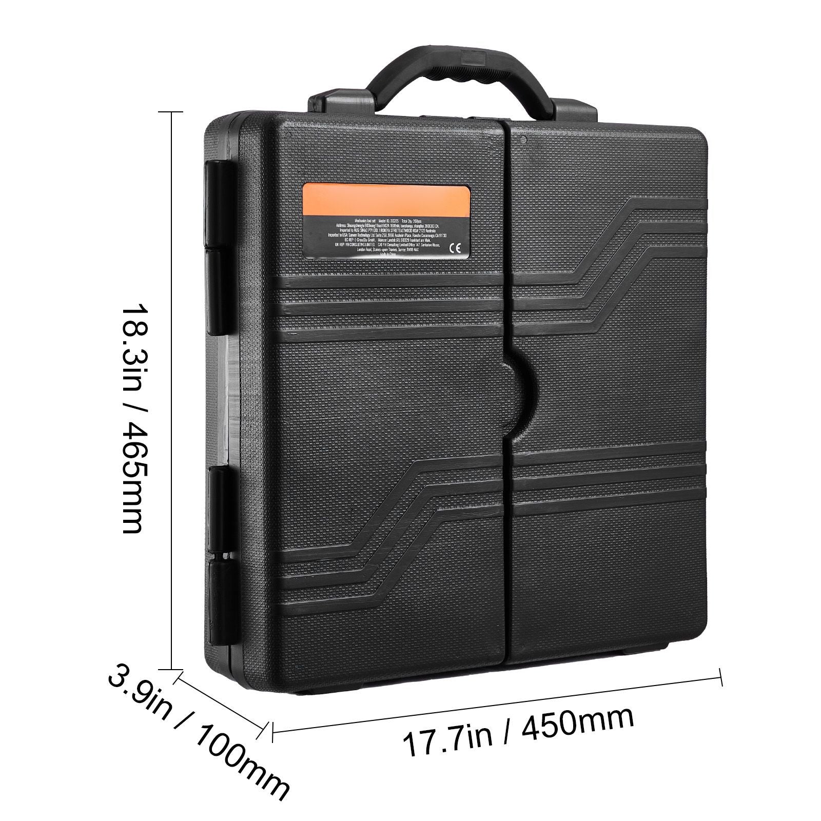 207-Piece Mechanics Tool Set 1/4