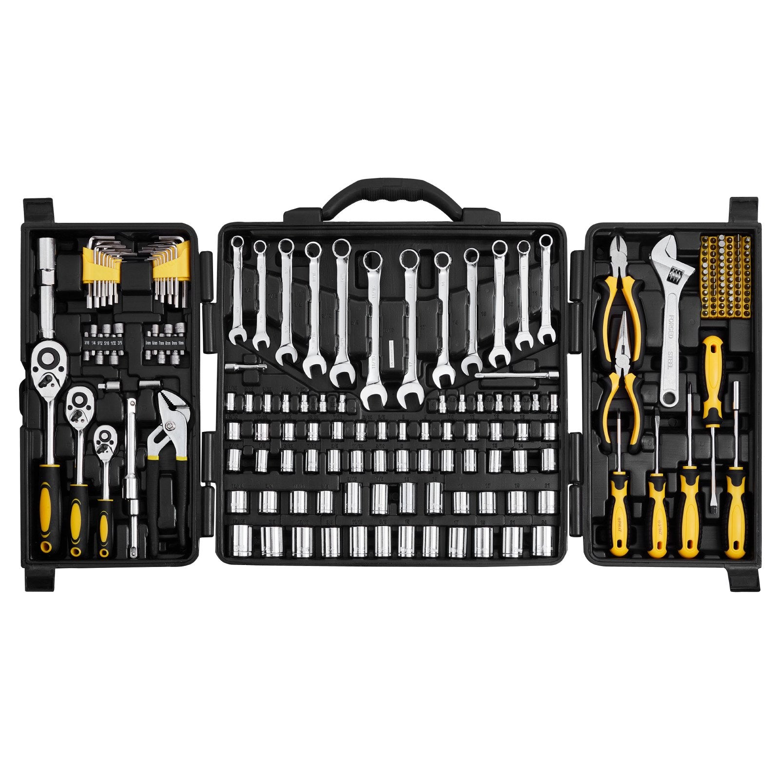 207-Piece Mechanics Tool Set 1/4