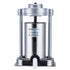 Manual Sausage Stuffer, 2 L / 5 LBS Vertical Sausage Machine with G-type Clamp, Food-Grade 304 Stainless Steel Barrel with 2 Stuffing Tubes, for Home Kitchen Restaurant Commercial