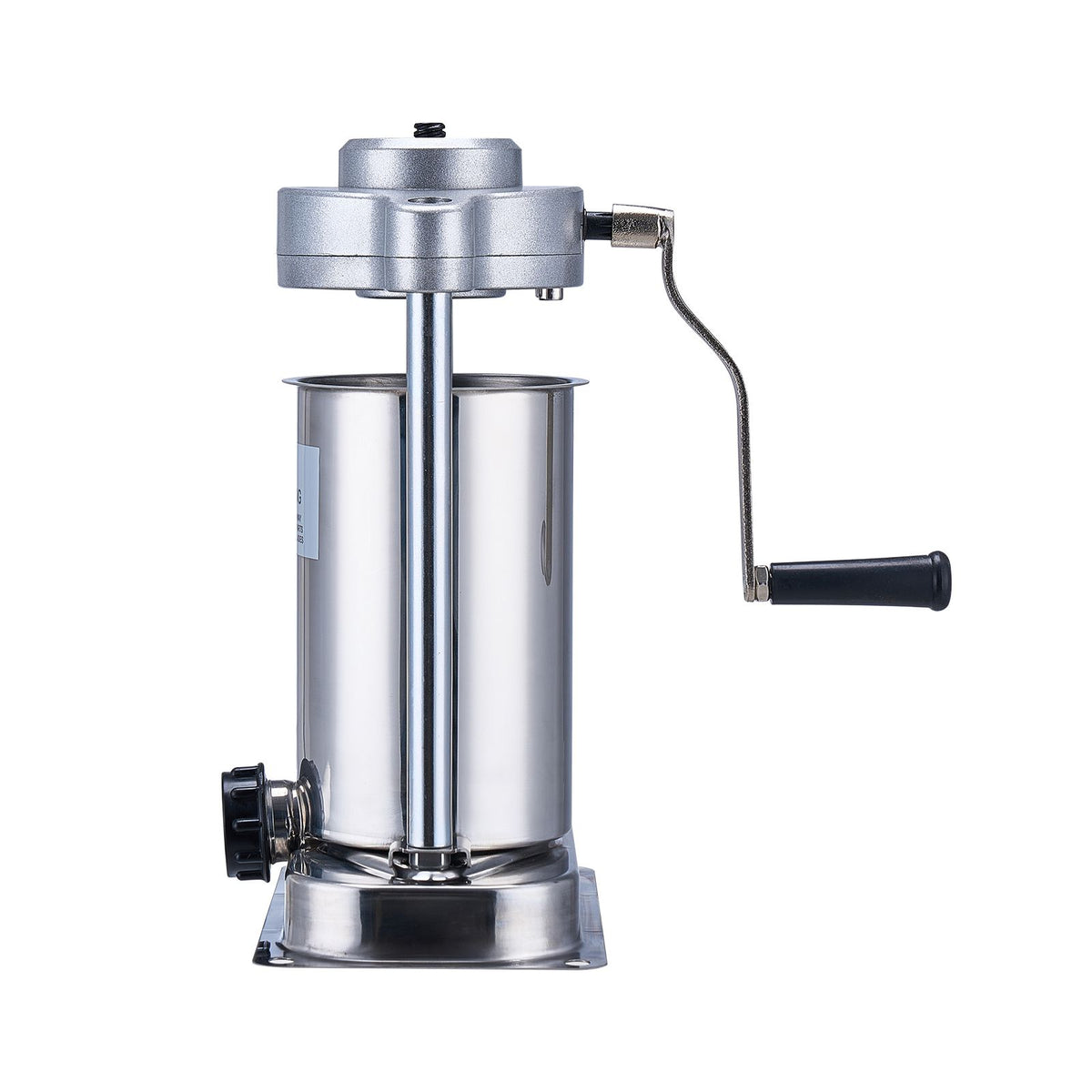 2L Manual Sausage Stuffer 5lb Vertical Stainless Steel 3 Tubes G-Clamp