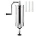 Sausage Stuffer 5lbs/3L Capacity Homemade Maker, Stainless Steel Colour