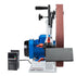 Belt Grinder Sander, 72 x 2-Inch Variable Speed Belt Polisher with VFD, 1500W 2HP Polishing Grinding Machine with 3 Grinding Moulds & 3PCS Sanding Belts for Metalworking, Knife Making